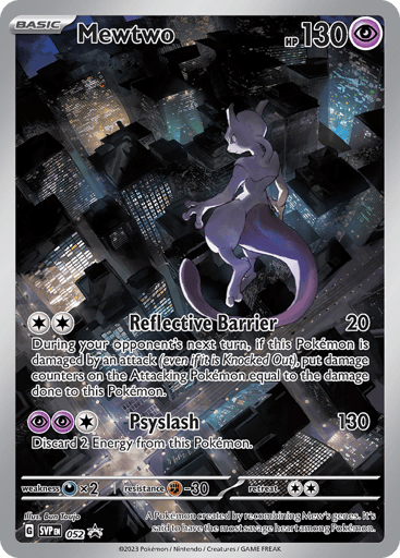 Mewtwo - Scarlet & Violet Black Star Promos 52