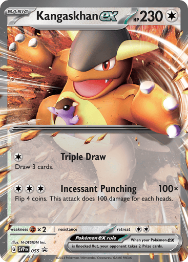 Kangaskhan ex - Scarlet & Violet Black Star Promos 55