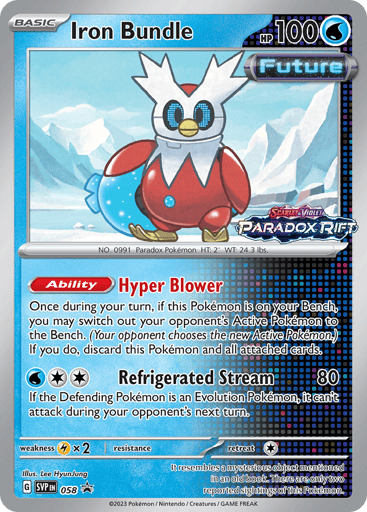 Iron Bundle - Scarlet & Violet Black Star Promos 58