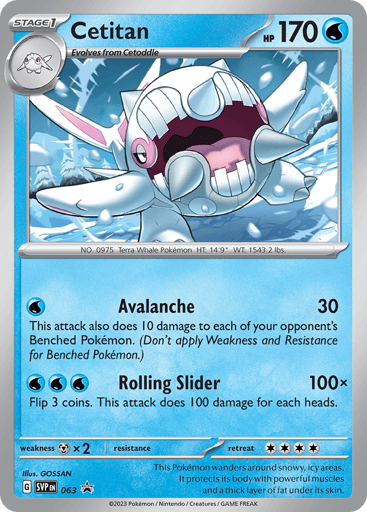 Cetitan - Scarlet & Violet Black Star Promos 63