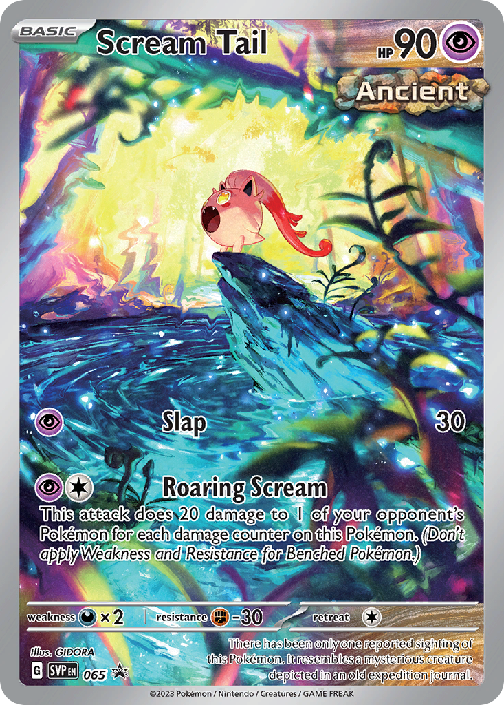 Scream Tail – Scarlet & Violet Black Star Promos 065 Pokémon card