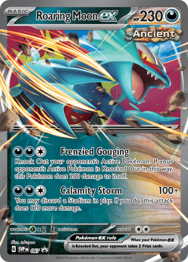 Roaring Moon ex - Scarlet & Violet Black Star Promos 67