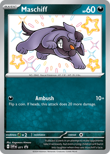 Maschiff - Scarlet & Violet Black Star Promos 71