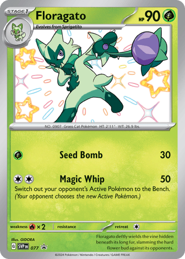 Floragato - Scarlet & Violet Black Star Promos 77