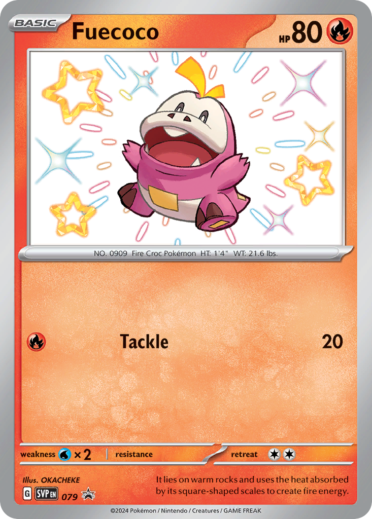 Fuecoco – Scarlet & Violet Black Star Promos 079 Pokémon card