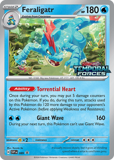 Feraligatr - Scarlet & Violet Black Star Promos 89