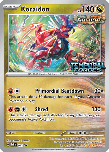 Koraidon - Scarlet & Violet Black Star Promos 91