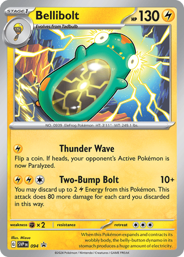 Bellibolt - Scarlet & Violet Black Star Promos 94