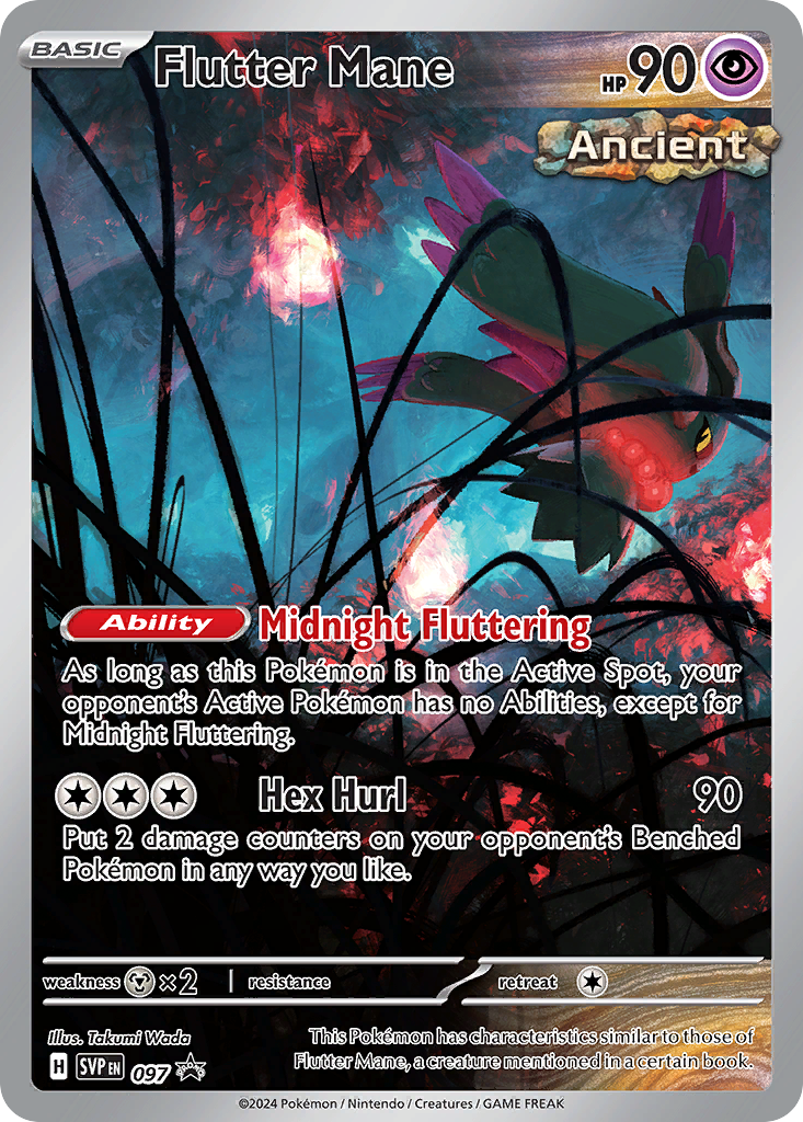Flutter Mane – Scarlet & Violet Black Star Promos 097 Pokémon card