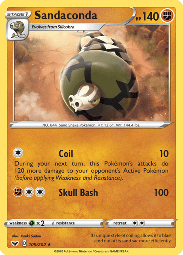 Sandaconda - Sword & Shield 109