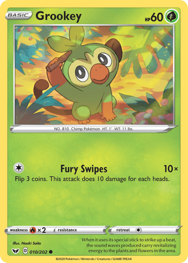 Grookey - Sword & Shield 10