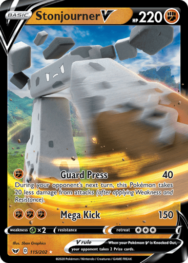 Stonjourner V - Sword & Shield 115
