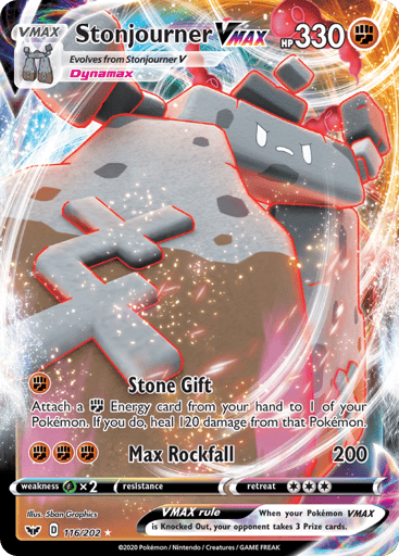 Stonjourner VMAX - Sword & Shield 116