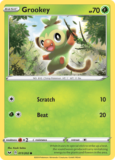 Grookey - Sword & Shield 11