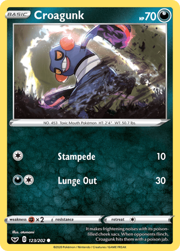 Croagunk - Sword & Shield 123