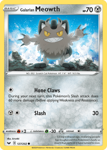 Galarian Meowth - Sword & Shield 127