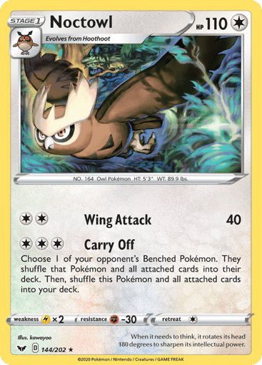 Noctowl - Sword & Shield 144