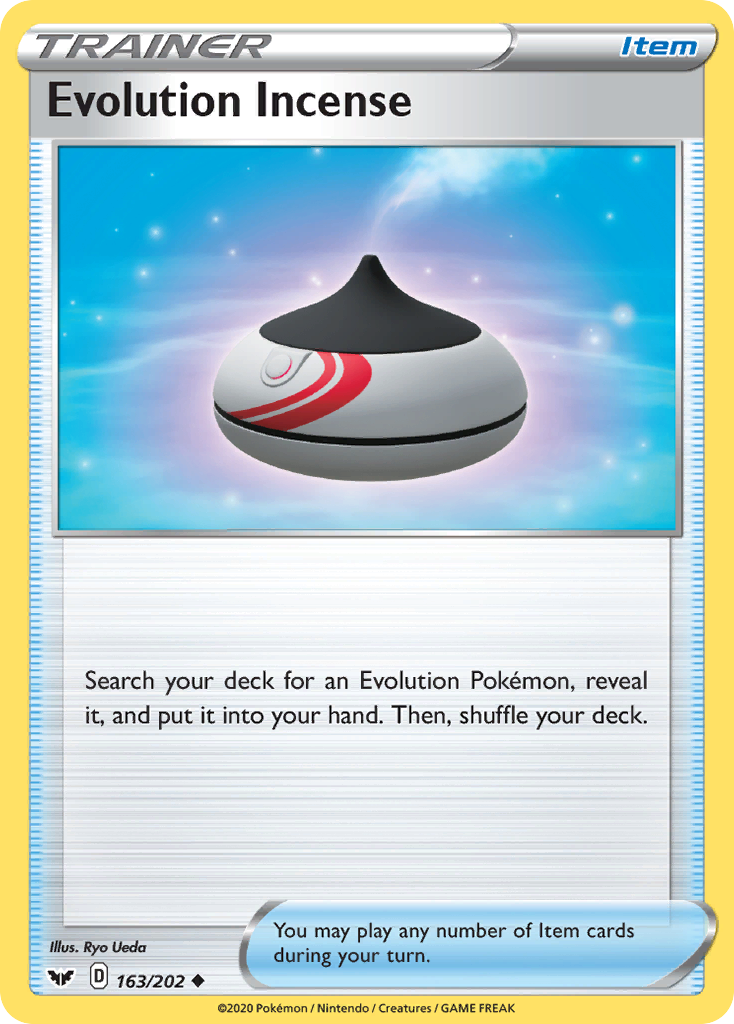 Evolution Incense – Sword & Shield 163/202 Pokémon card