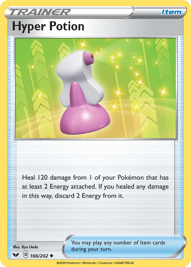 Hyper Potion – Sword & Shield 166/202 Pokémon card