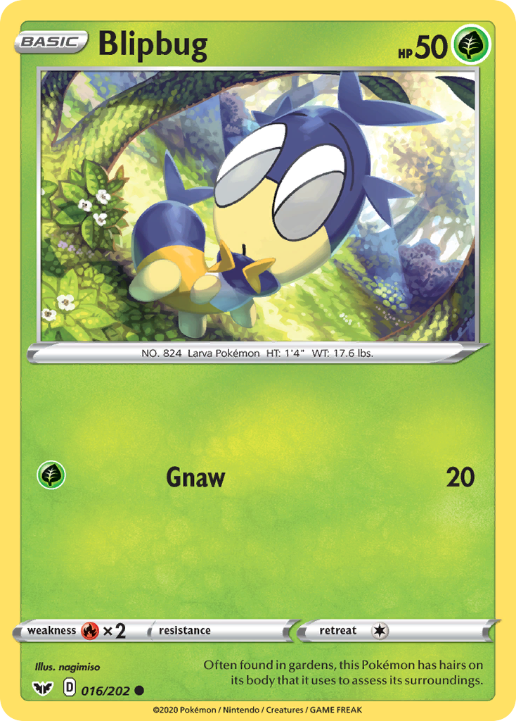 Blipbug – Sword & Shield 016/202 Pokémon card