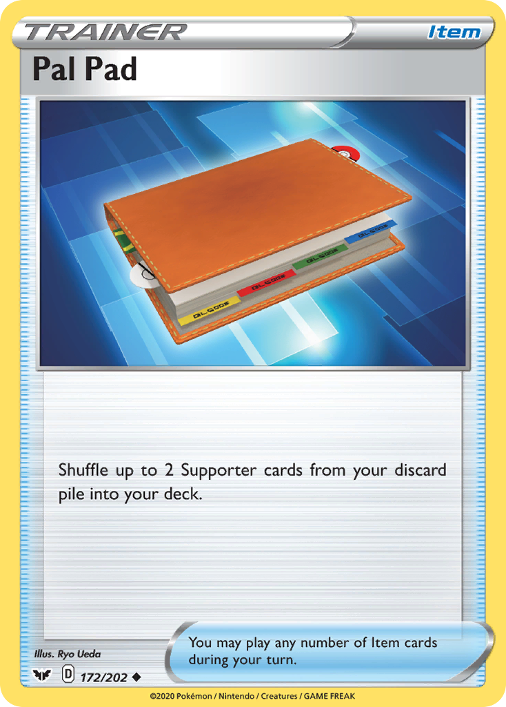 Pal Pad – Sword & Shield 172/202 Pokémon card