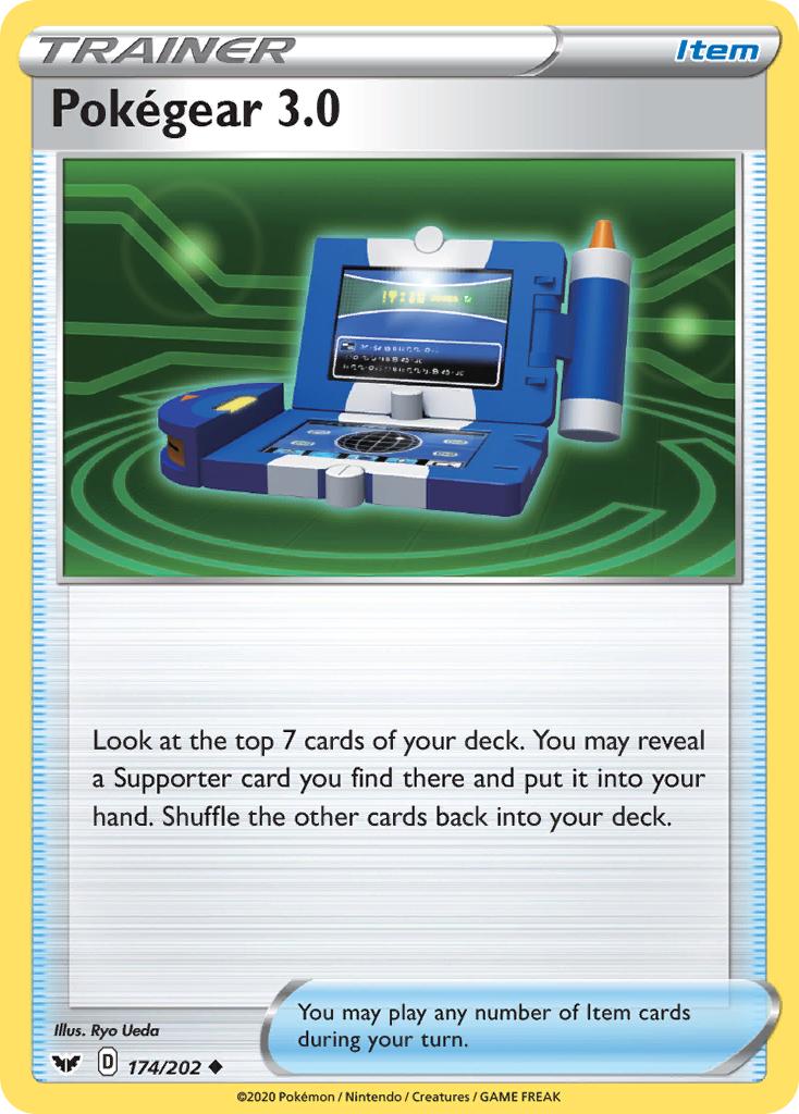 Pokégear 3.0 – Sword & Shield 174/202 Pokémon card
