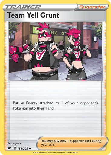 Team Yell Grunt - Sword & Shield 184