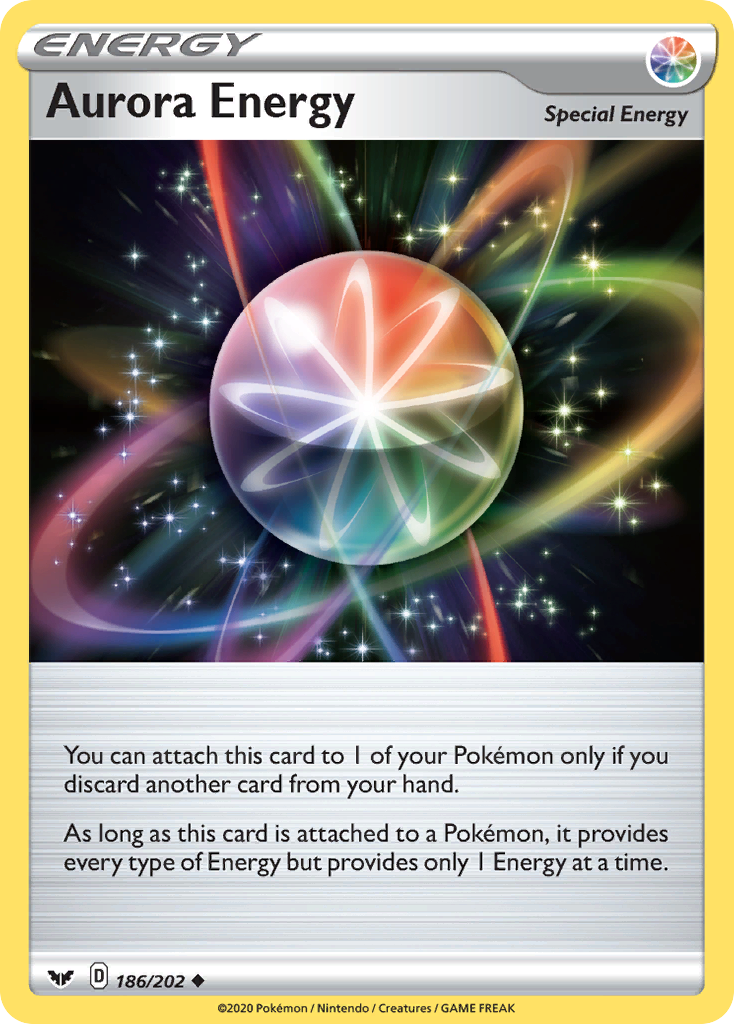 Aurora Energy – Sword & Shield 186/202 Pokémon card