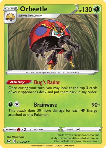 Orbeetle - Sword & Shield 19