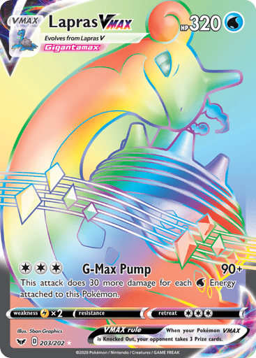 Lapras VMAX - Sword & Shield 203