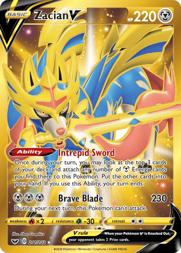 Zacian V - Sword & Shield 211