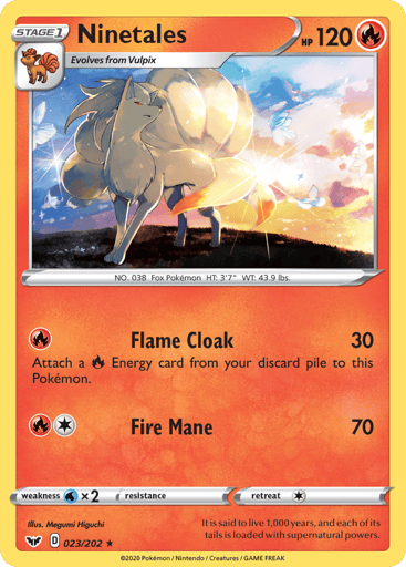 Ninetales - Sword & Shield 23