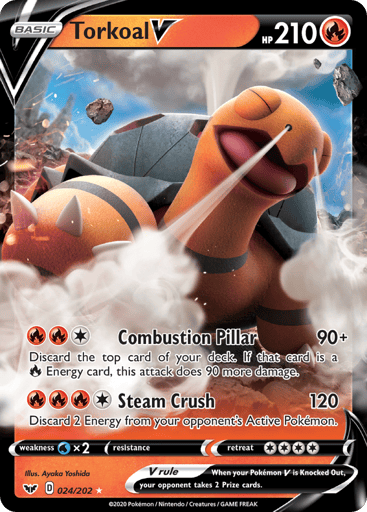 Torkoal V - Sword & Shield 24