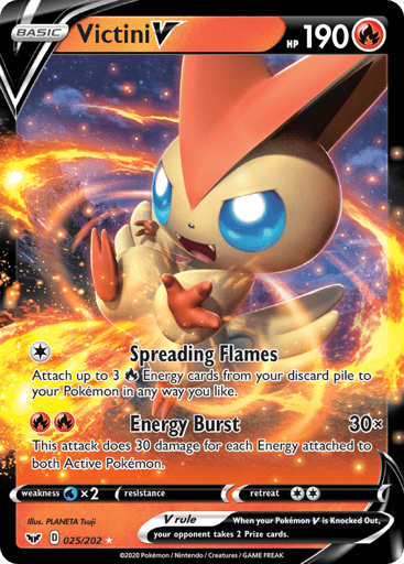 Victini V - Sword & Shield 25