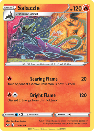 Salazzle - Sword & Shield 28