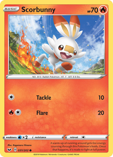 Scorbunny - Sword & Shield 31