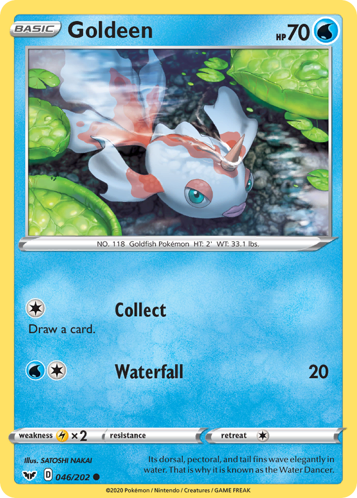 Goldeen – Sword & Shield 046/202 Pokémon card