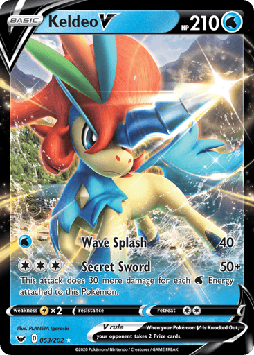 Keldeo V - Sword & Shield 53