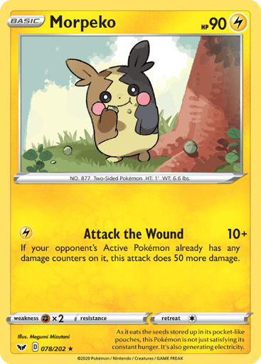 Morpeko - Sword & Shield 78