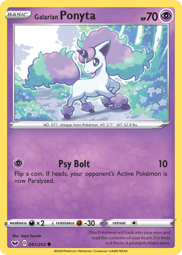 Galarian Ponyta - Sword & Shield 81