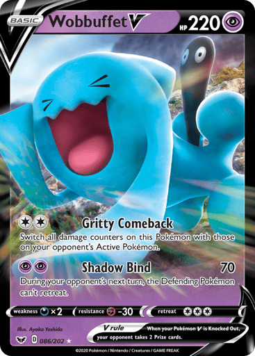 Wobbuffet V - Sword & Shield 86