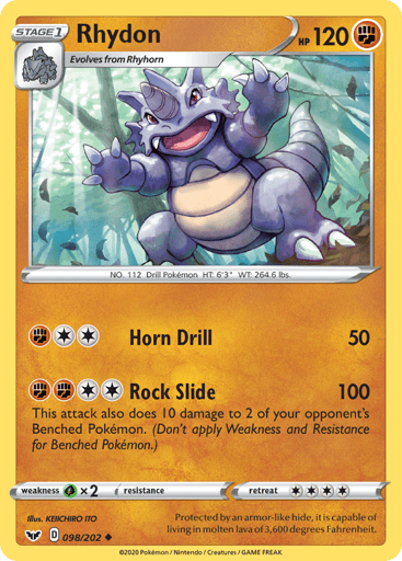Rhydon - Sword & Shield 98
