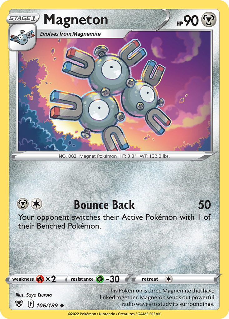 Magneton – Astral Radiance 106/189 Pokémon card