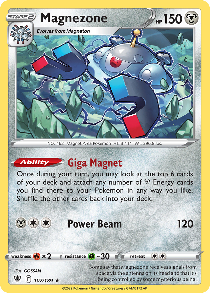 Magnezone – Astral Radiance 107/189 Pokémon card