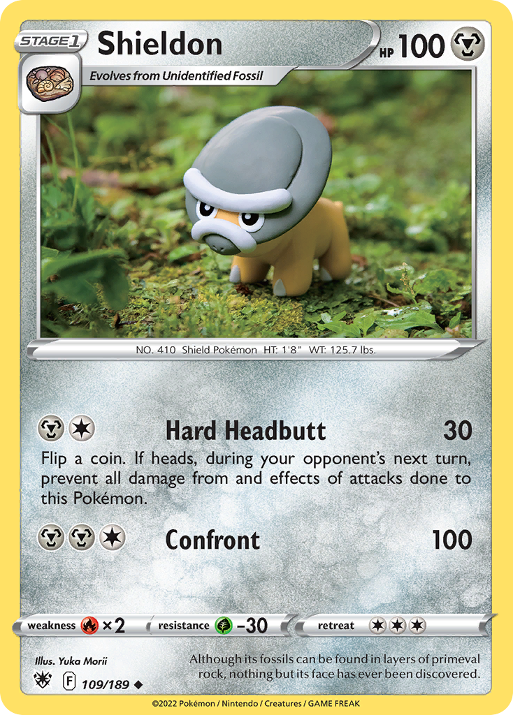 Shieldon – Astral Radiance 109/189 Pokémon card