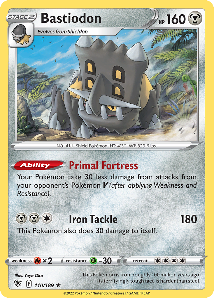 Bastiodon – Astral Radiance 110/189 Pokémon card