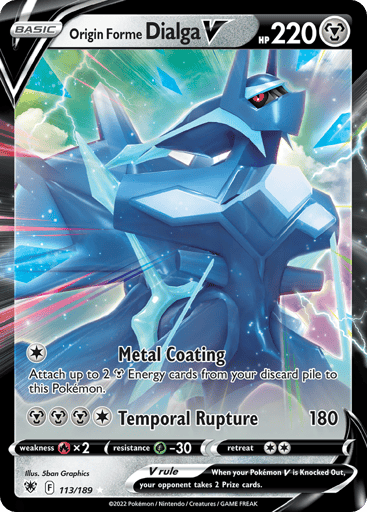 Origin Forme Dialga V - Astral Radiance 113