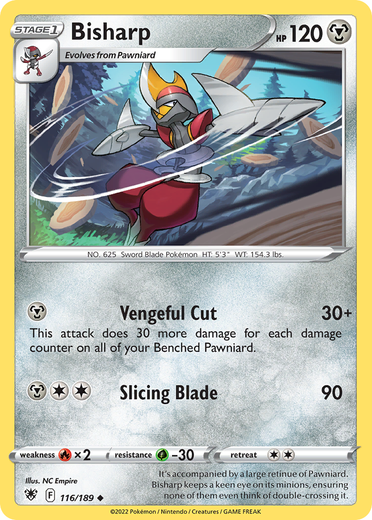 Bisharp – Astral Radiance 116/189 Pokémon card