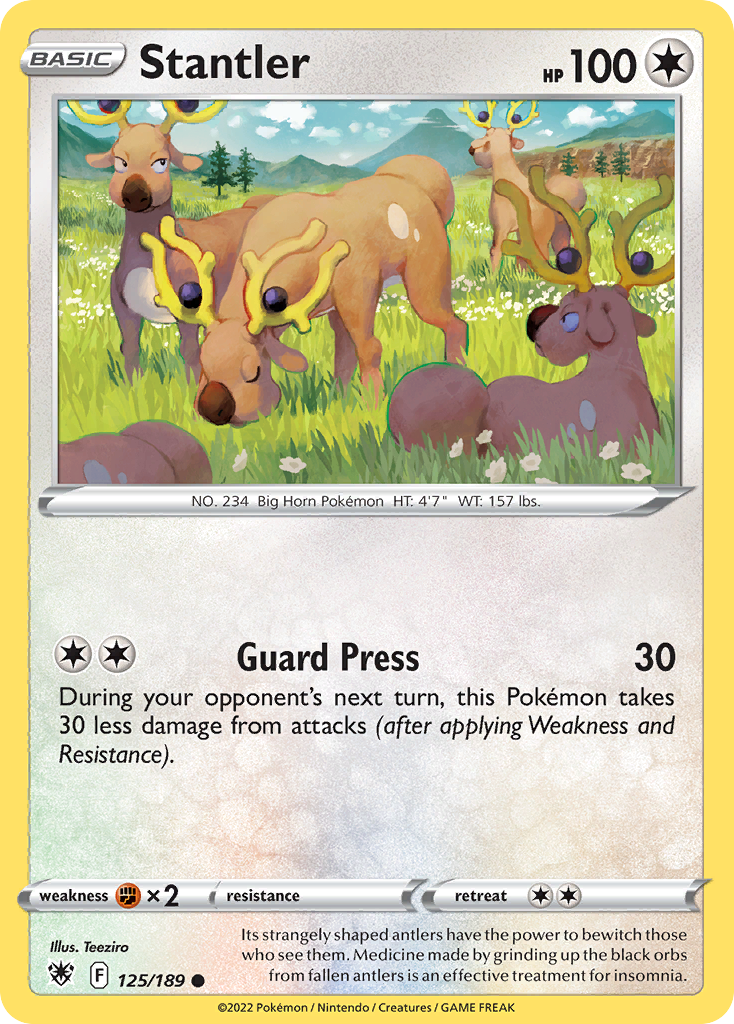 Stantler – Astral Radiance 125/189 Pokémon card