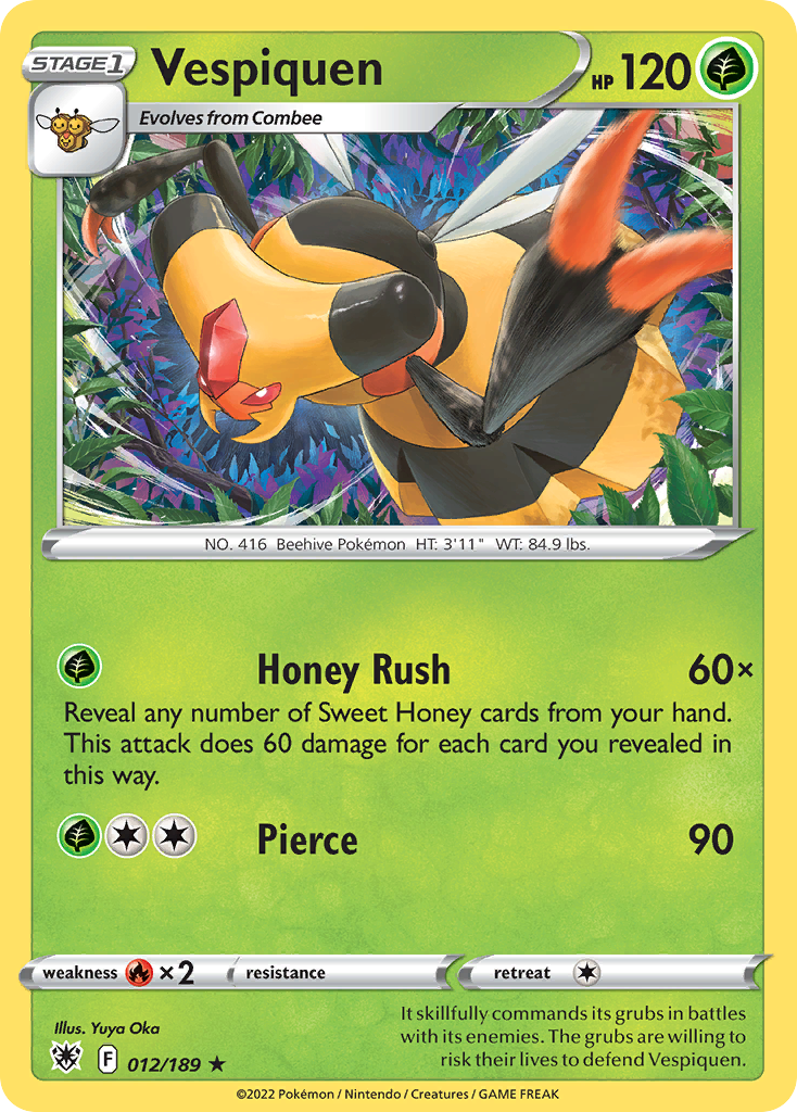 Vespiquen – Astral Radiance 012/189 Pokémon card